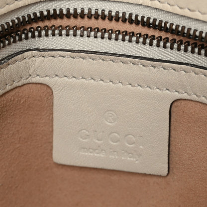 Gucci Calfskin Matelasse Medium GG Marmont Shoulder Bag White 6 of 9
