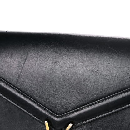 Saint Laurent Smooth Calfskin Monogram Cassandra Clasp Bag Black 24 of 28