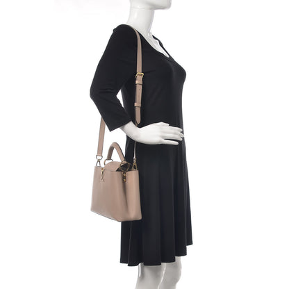 Louis Vuitton Taurillon Capucines BB Galet 2 of 9