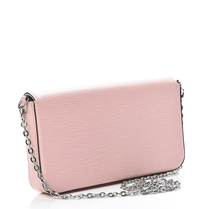 Louis Vuitton Epi Pochette Felicie Rose Ballerine 2 of 15