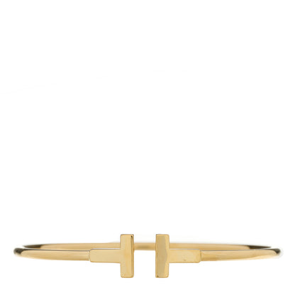 Tiffany 18K Yellow Gold T Wire Bracelet 1 of 3