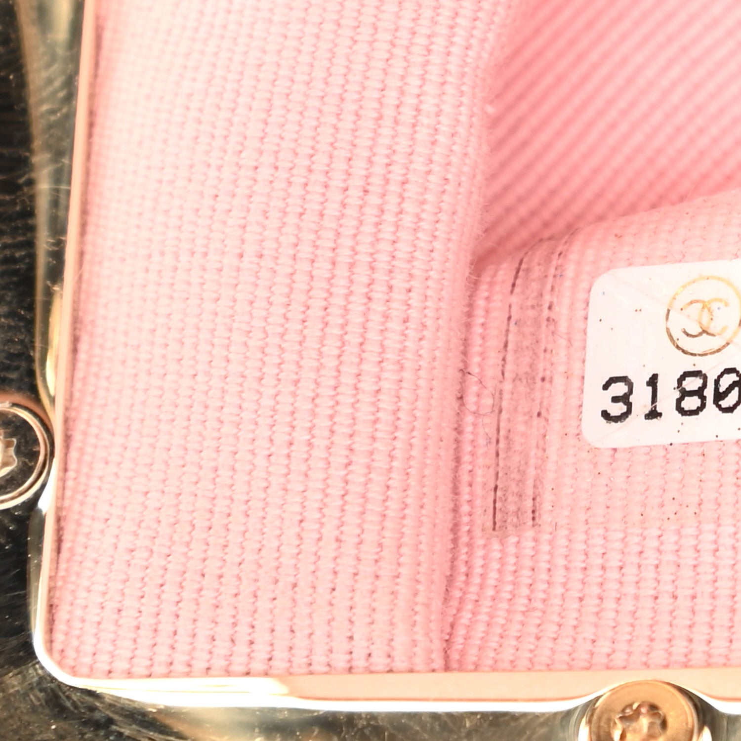 Chanel Lambskin Plexi Quilted CC Evening Clutch With Chain Black 8 of 11