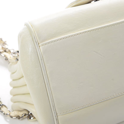 Chanel Lambskin Quilted Small Accordion Flap White 12 of 21