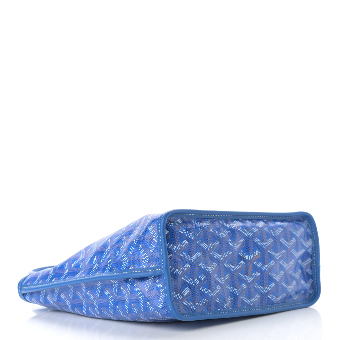 Goyardine Reversible Mini Anjou Sky Blue