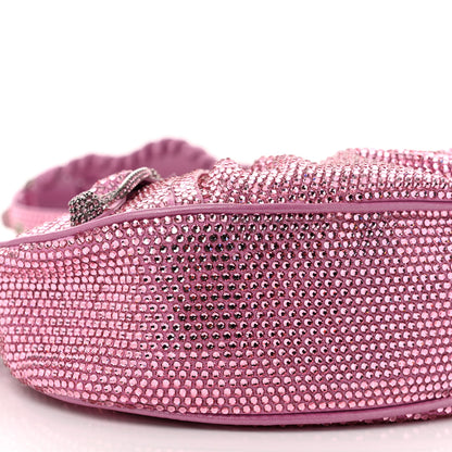 Balenciaga Strass Suede Le Cagole Shoulder Bag XS Taffy Light Pink 10 of 12