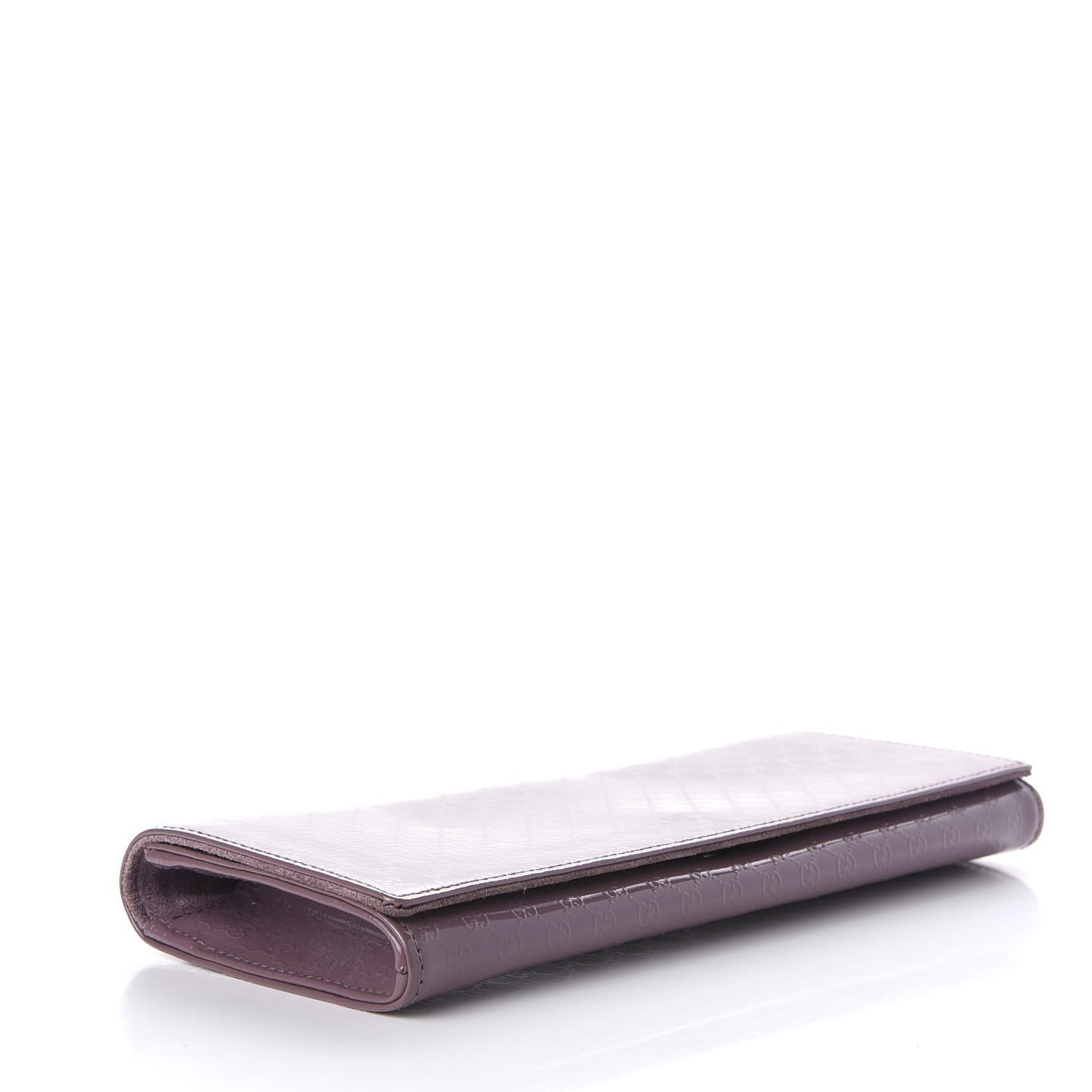 Patent Microguccissima Small Broadway Clutch Argyle Lavender
