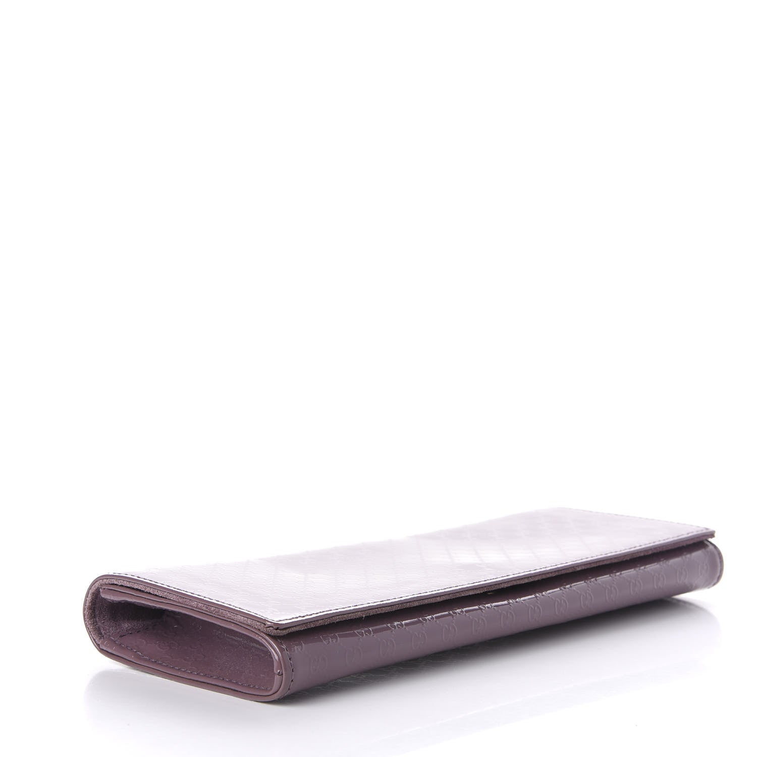 Gucci Patent Microguccissima Small Broadway Clutch Argyle Lavender 4 of 8