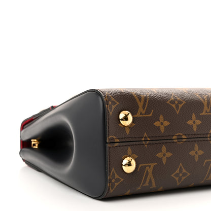 Louis Vuitton Monogram Calfskin Cluny BB Red 8 of 9
