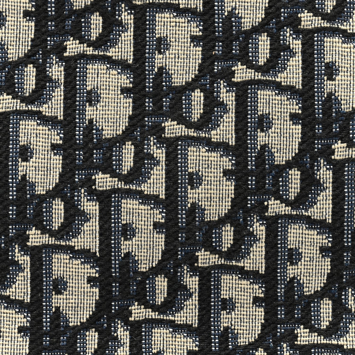 Christian Dior Oblique CD Lounge Bag Blue 7 of 9