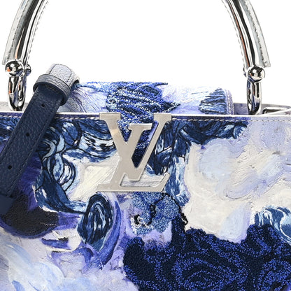 Louis Vuitton X DONNA HUANCA Taurillon Fabric Arty Capucines MM Blue Multicolor 8 of 10