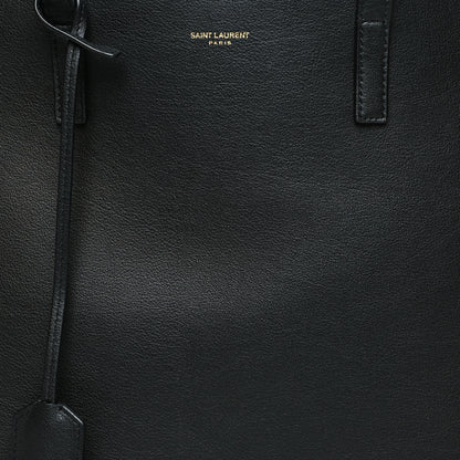 Saint Laurent Calfskin Large Shopping Tote Black 10 of 14