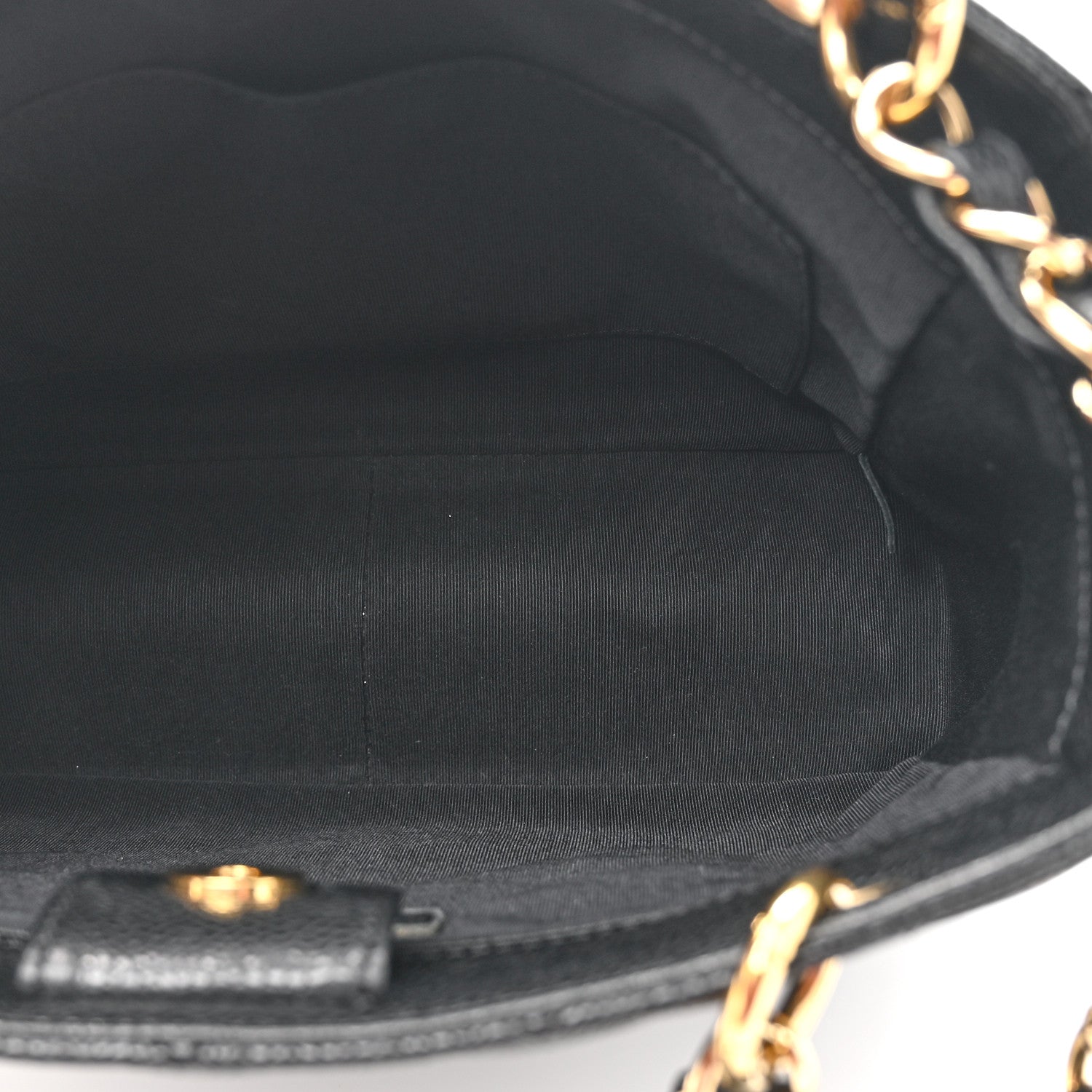 Chanel Caviar Quilted Petit Shopping Tote PST Black 5 of 14