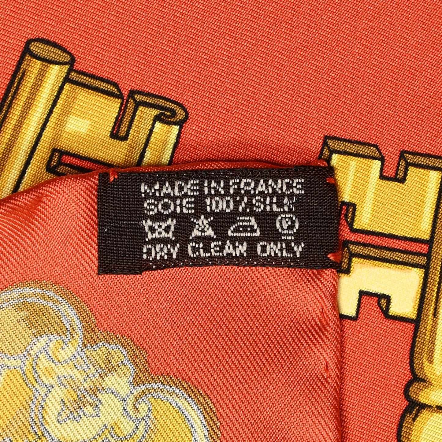 Silk Keys Les Cles Scarf 90