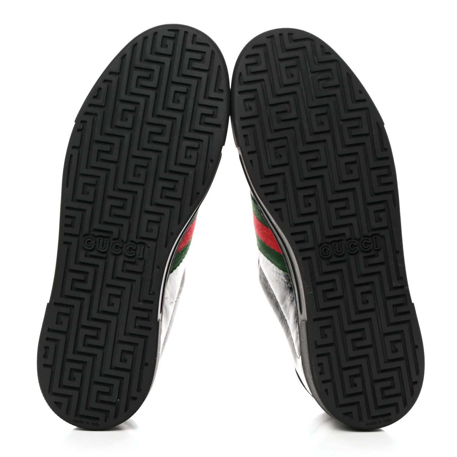 Gucci Crystal GG Monogram Web Womens New Ace Sneakers 38 Black 5 of 9