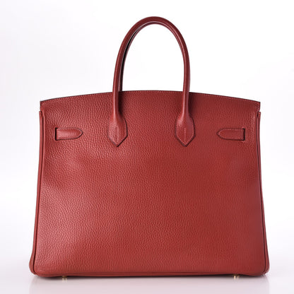 Hermes Togo Birkin 35 Rouge Vif 4 of 35