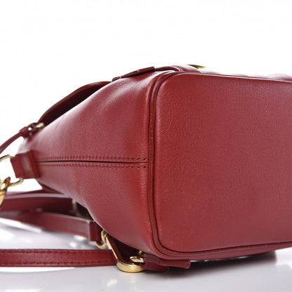 Chloe Calfskin Quilted Mini Faye Backpack Dahlia Red 8 of 9