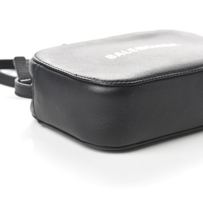 Balenciaga Calfskin Logo XS Everyday Camera Bag Black 6 of 9