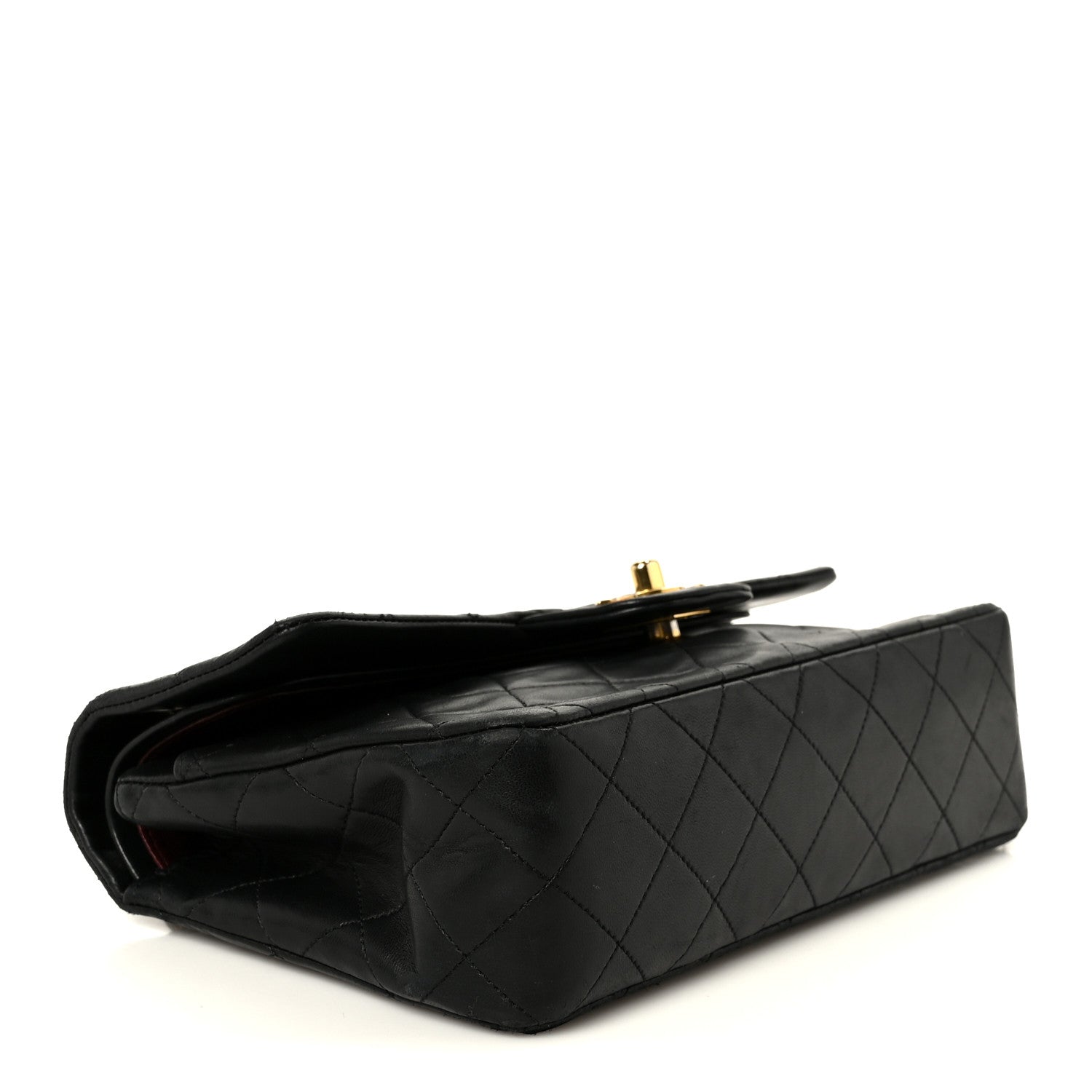 Chanel Lambskin Quilted Small Double Flap Black 4 of 12