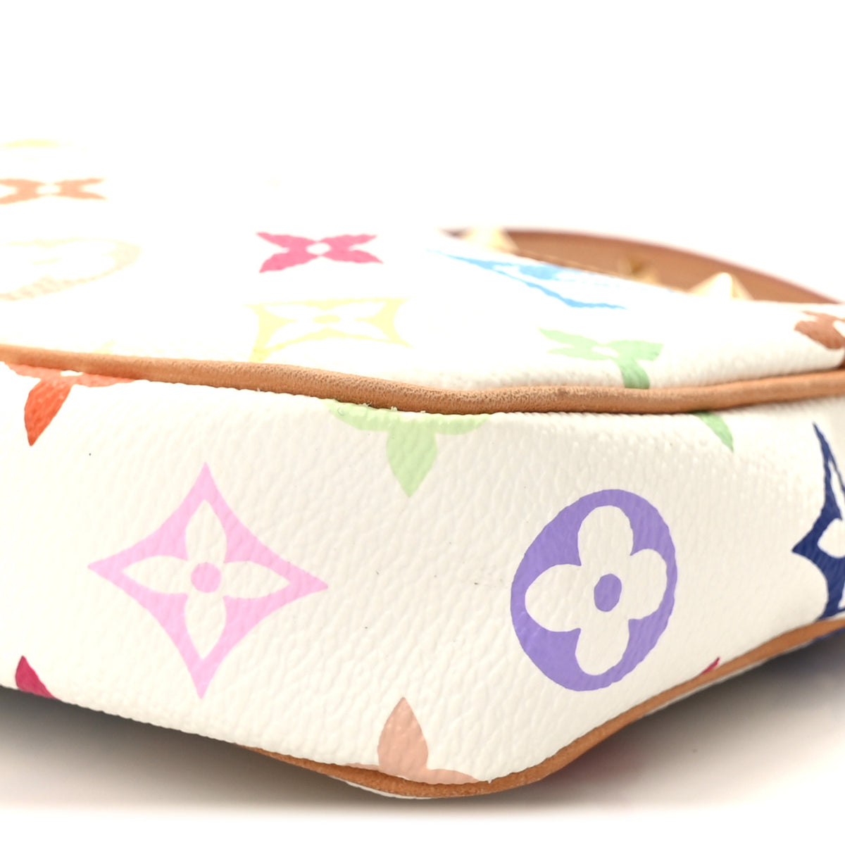Monogram Multicolor Pochette Accessories White