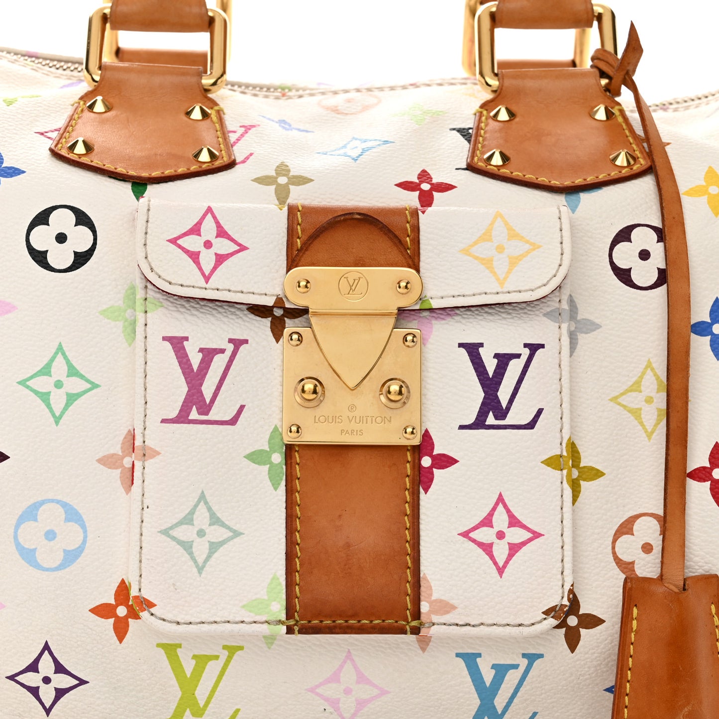 Monogram Multicolor Speedy 30 White
