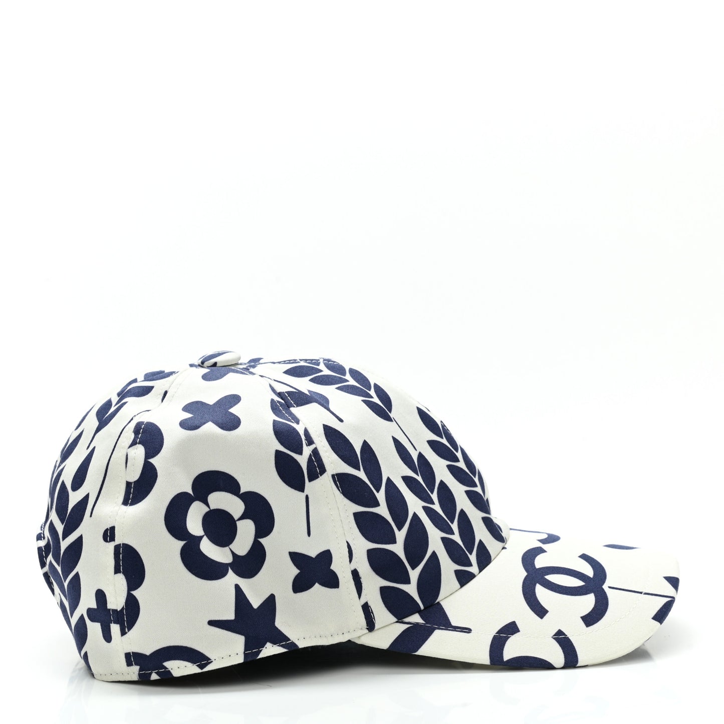 Cotton CC Cap Hat Navy White