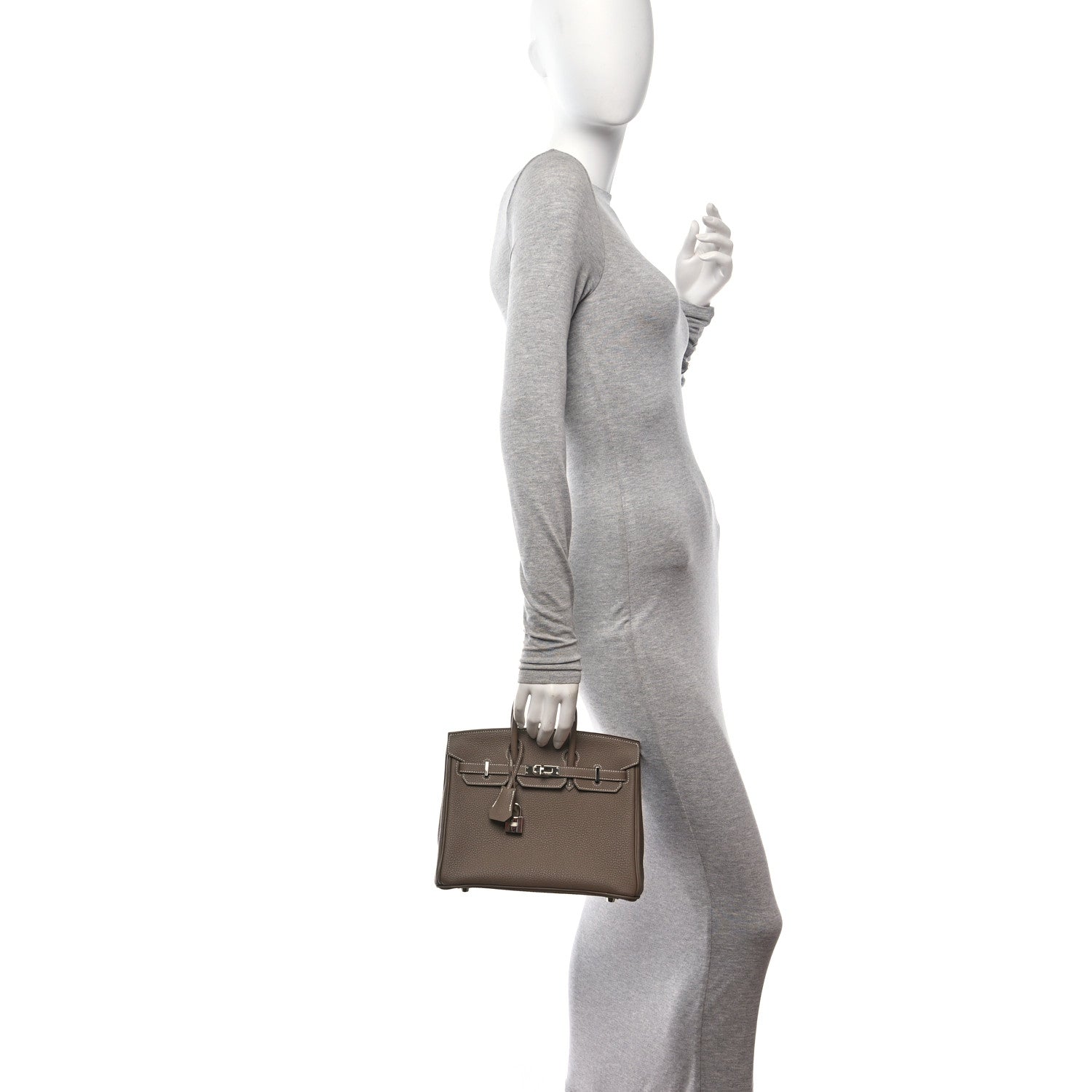Hermes Togo Birkin 25 Etoupe 2 of 11