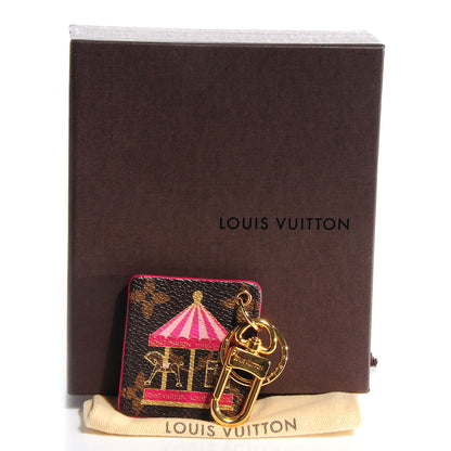 Louis Vuitton Monogram Illustre Carousel Bag Charm Key Ring Pink 6 of 6