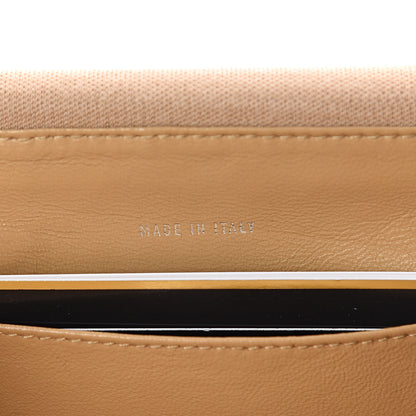 Chanel Jersey Frame Top Handle Bag Beige 6 of 9
