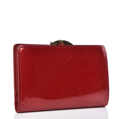 Louis Vuitton Vernis French Purse Wallet Pomme d'Amour 3 of 9