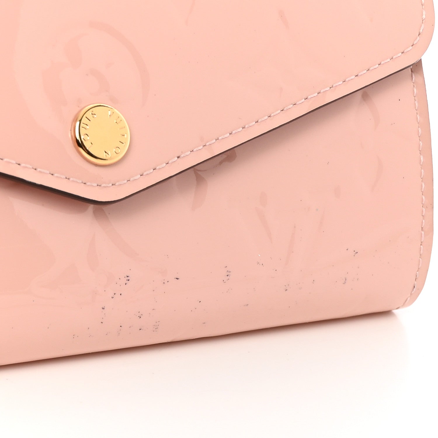 Louis Vuitton Vernis Sarah Compact Wallet Rose Ballerine 7 of 11