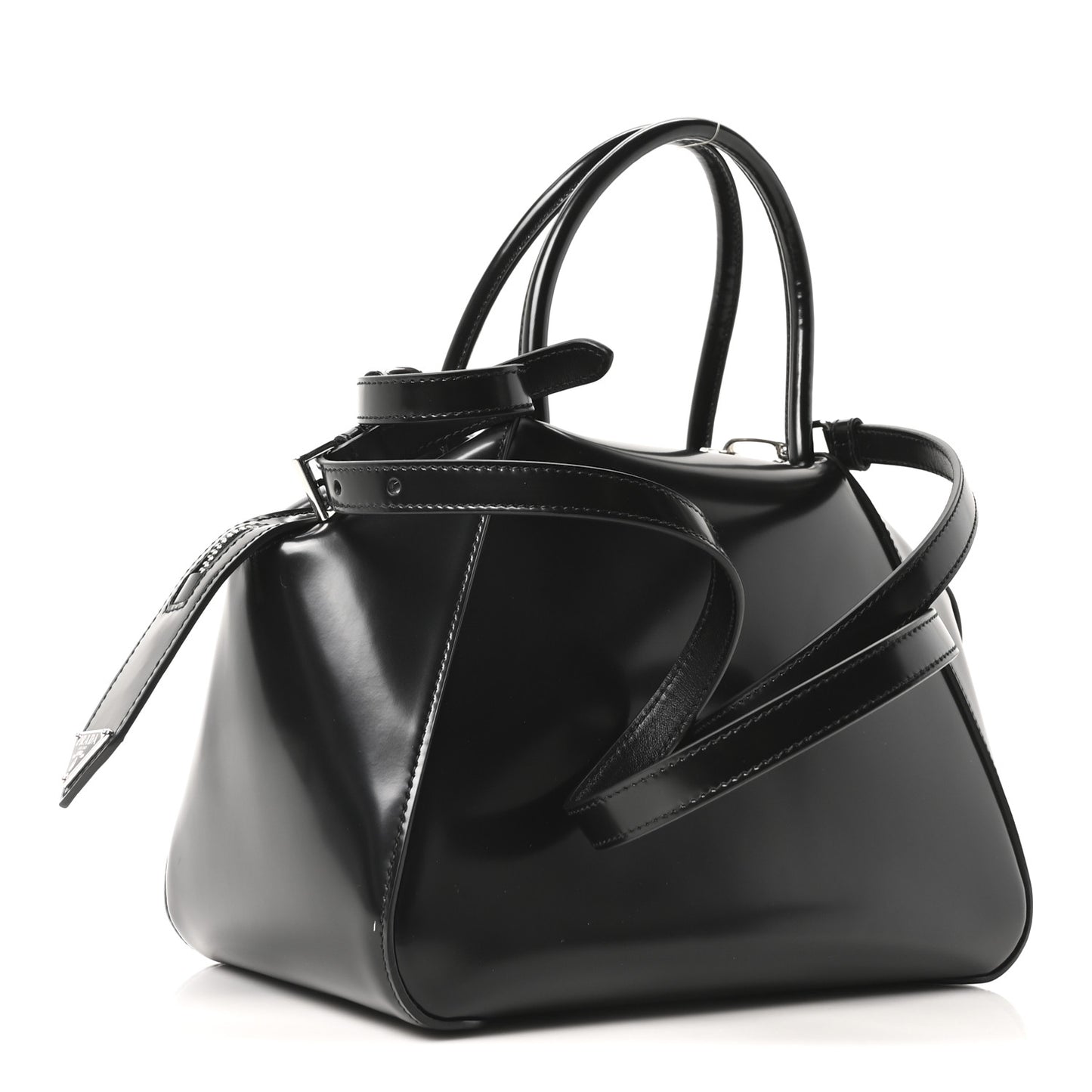 Spazzolato Small Supernova Handbag Black