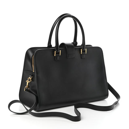 Saint Laurent Smooth Calfskin Medium Monogram Cabas Black 3 of 7