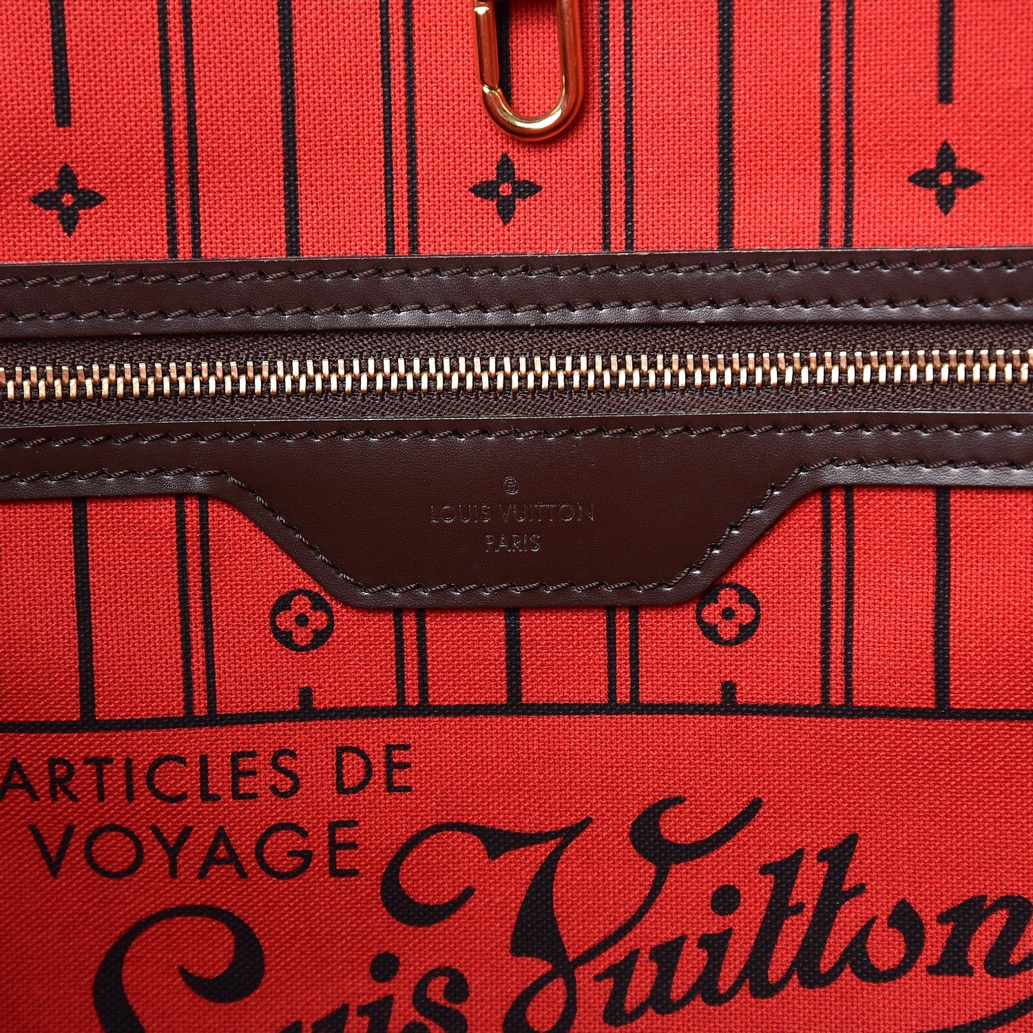 Louis Vuitton Damier Ebene Neverfull MM 6 of 10