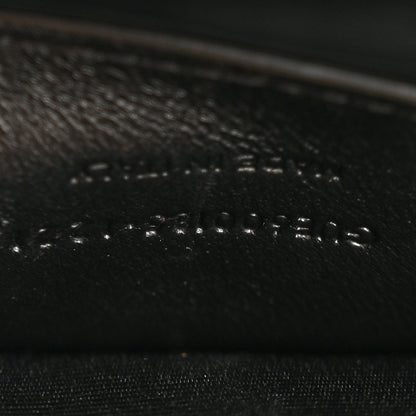 Saint Laurent Grain De Poudre Textured Mixed Matelasse Medium Triquilt Monogram Satchel Dark Beige 7 of 12