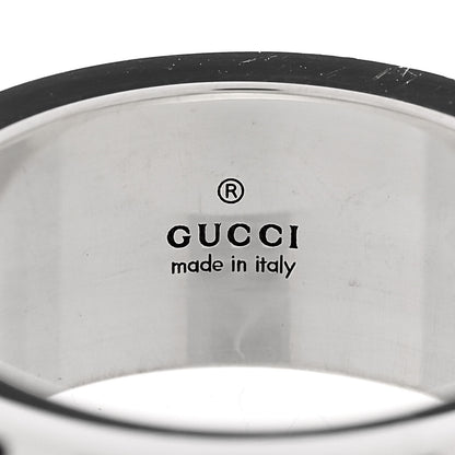 Gucci Sterling Silver GG Bee Band Ring 54 7 4 of 6