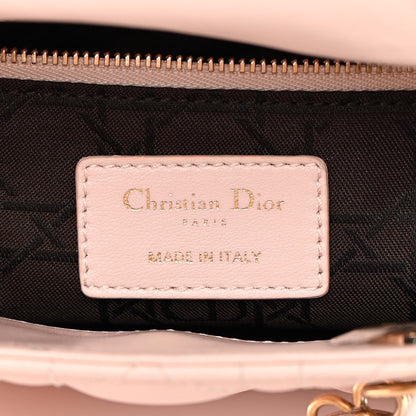 Christian Dior Lambskin Cannage Small Lucky Badges My Lady Dior Pink 6 of 16