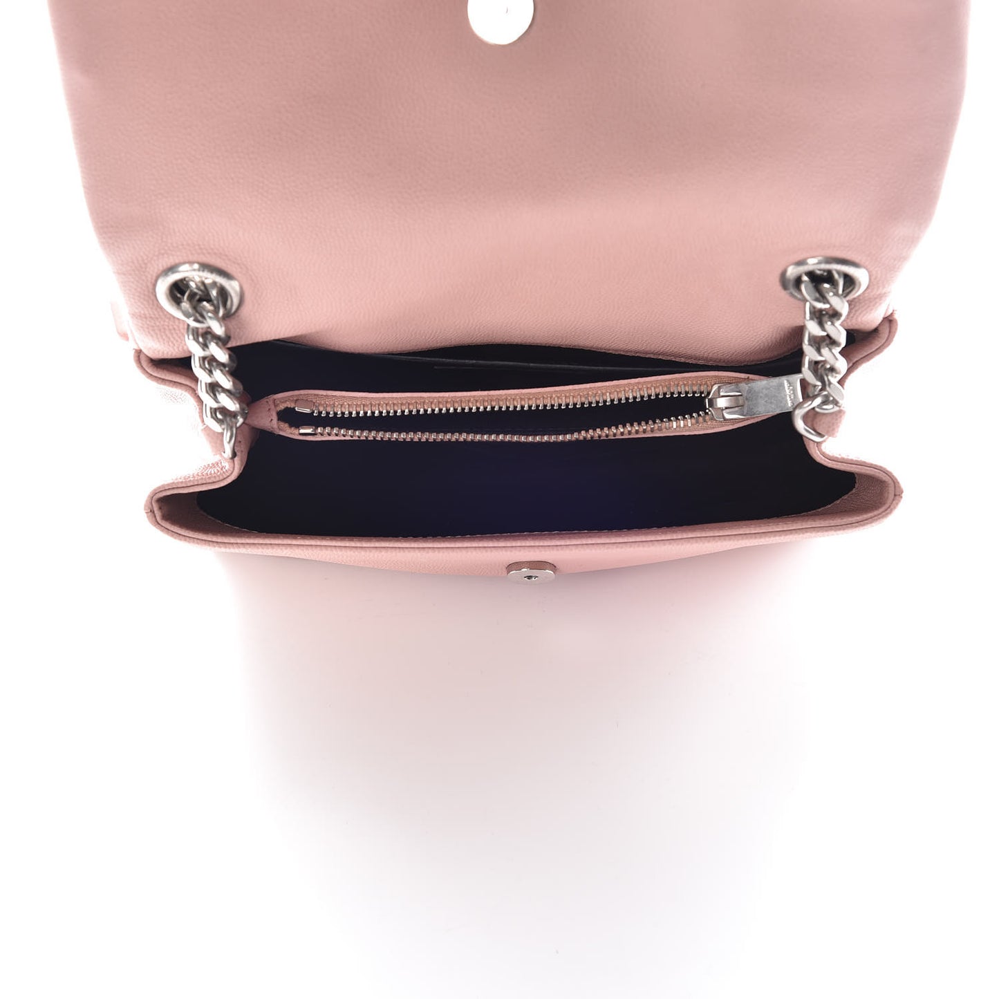 Grain De Poudre Small West Hollywood Monogram Fold-Over Bag Pale Blush