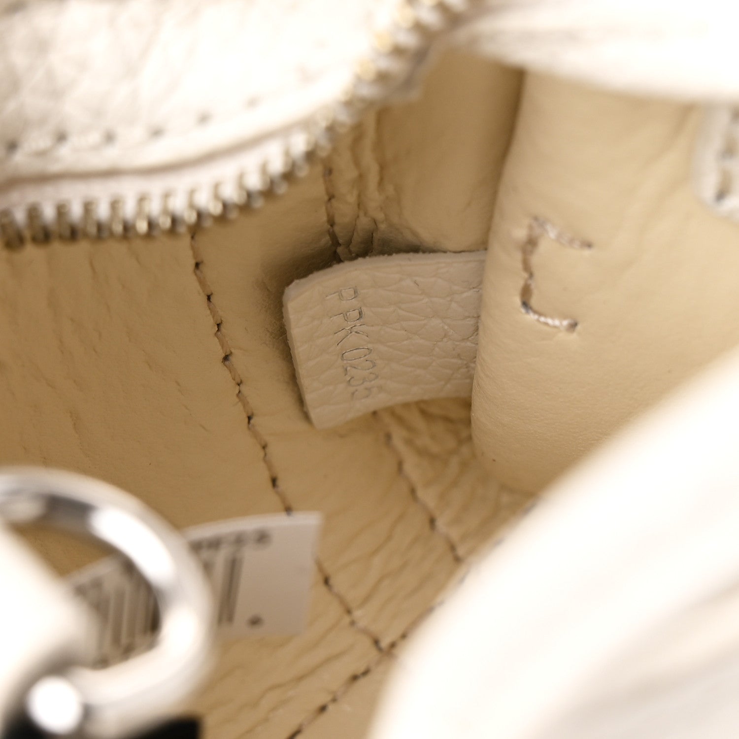 Marc Jacobs Grained Calfskin Nano The Tote Bag Crossbody Cotton 7 of 10