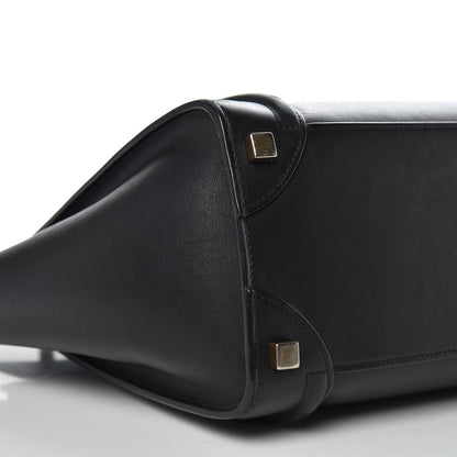 Celine Smooth Calfskin Micro Luggage Black 8 of 14