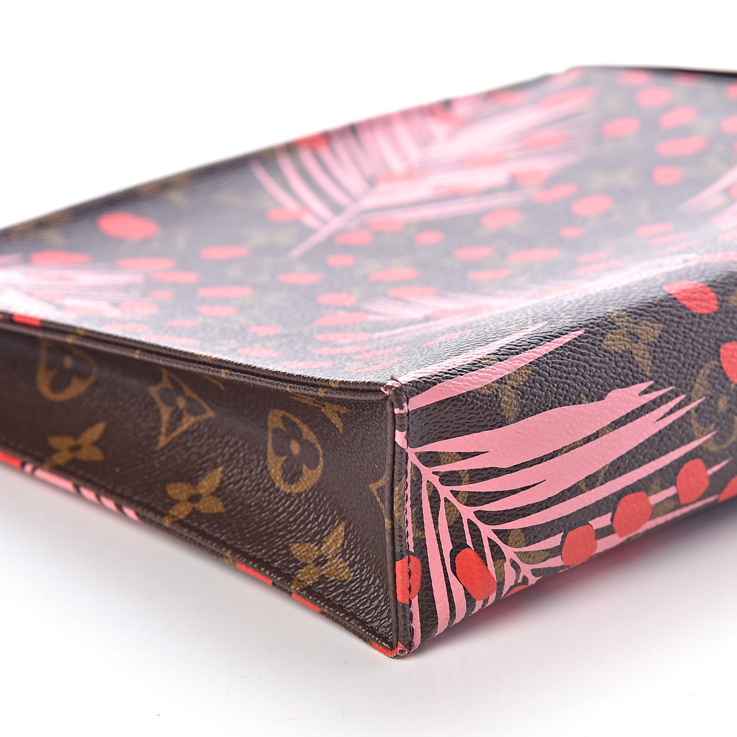 Monogram Jungle Dots Toiletry Pouch 26 Sugar Pink Poppy