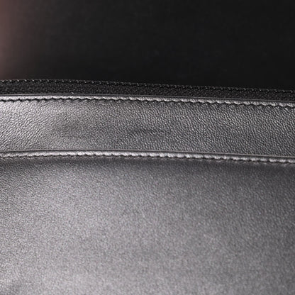 Chanel Iridescent Lambskin Quilted Pearl Wallet On Chain WOC Black 14 of 15