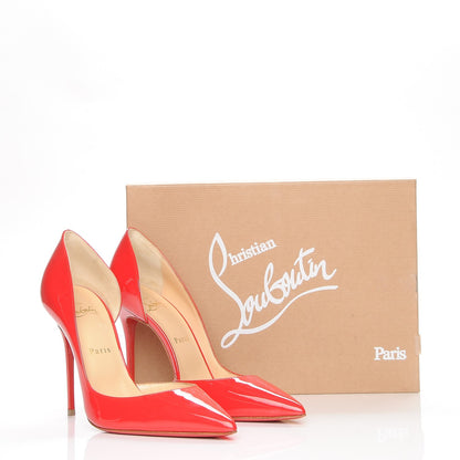 Christian Louboutin Patent Iriza 100 Pumps 39 Pavot 8 of 8