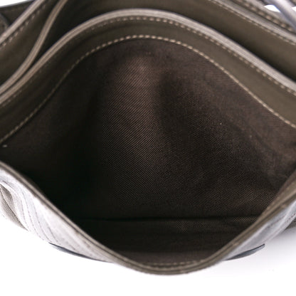 Gucci Sakai Be Green Calfskin Diagonal Stitched Small Blondie Tote Craclet Brown 7 of 14