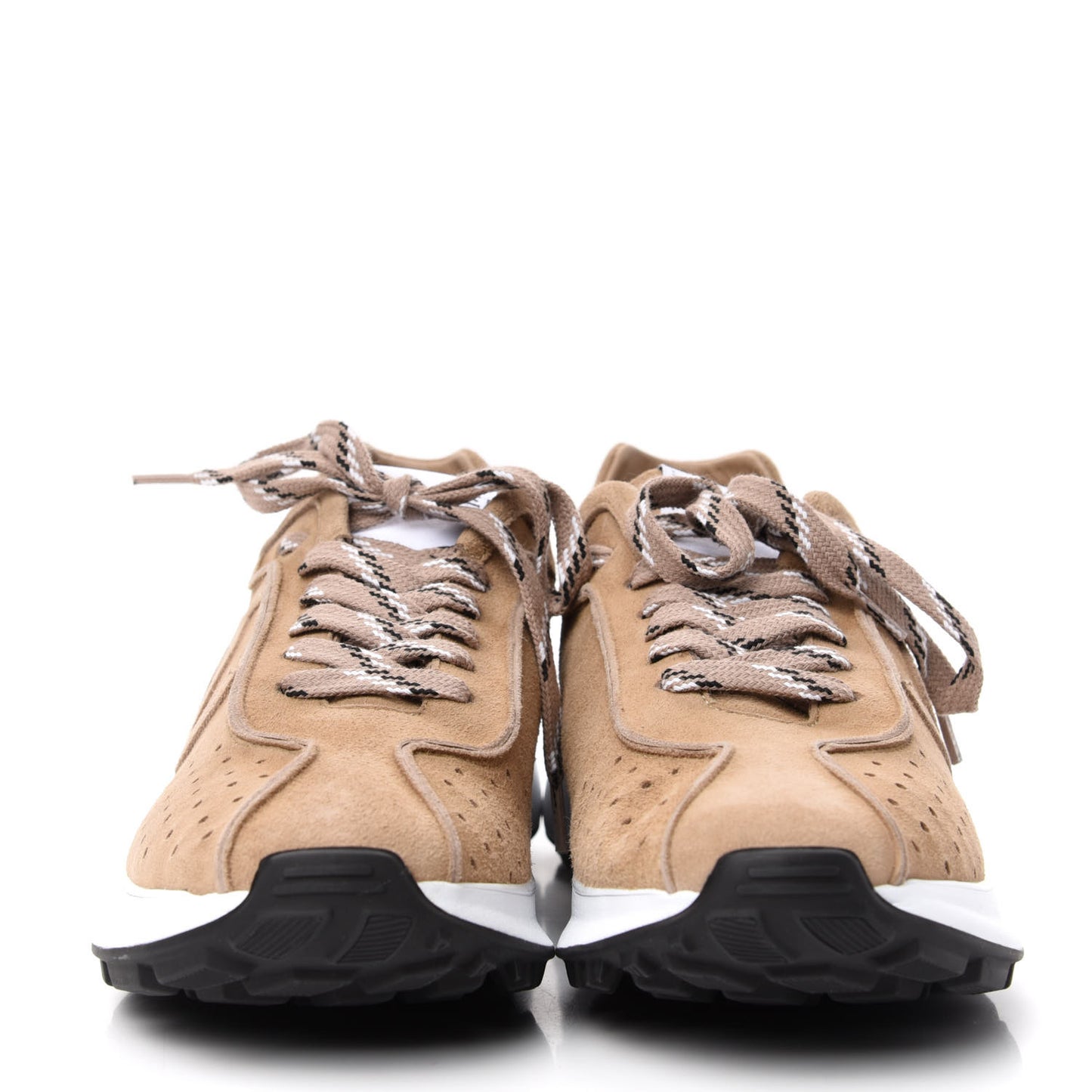 Suede Goatskin CC Sneakers 40.5 Dark Beige
