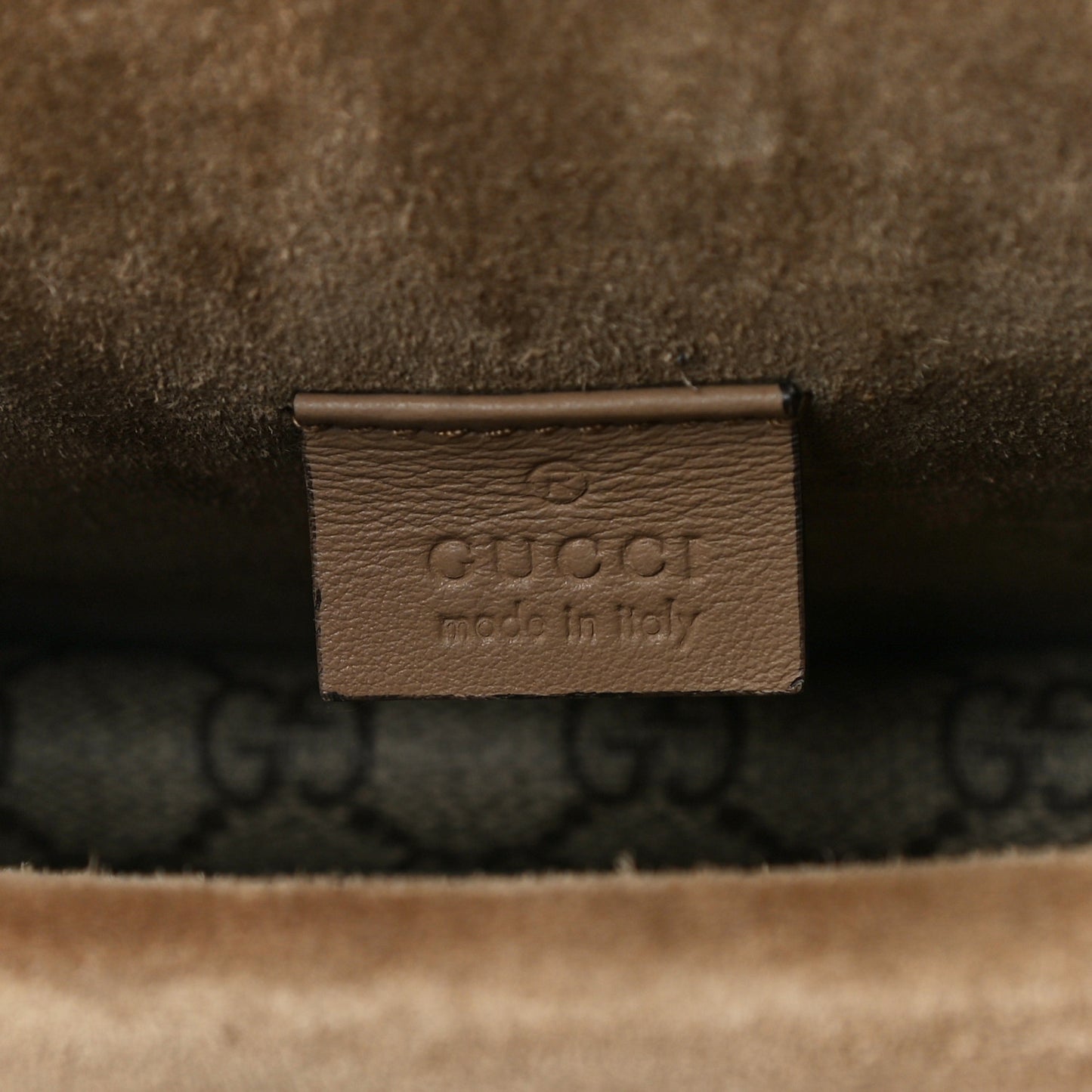 GG Supreme Monogram Mini Dionysus Shoulder Bag Taupe