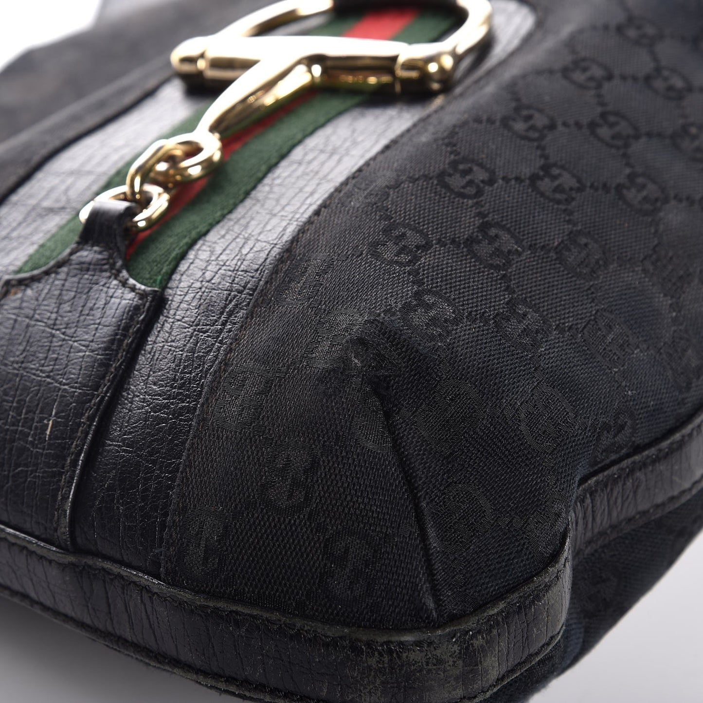 Monogram Web Hasler Hobo Black