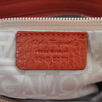 FASHIONPHILE SALVATOREFERRAGAMOLeatherMarisaOrange 8 of 9