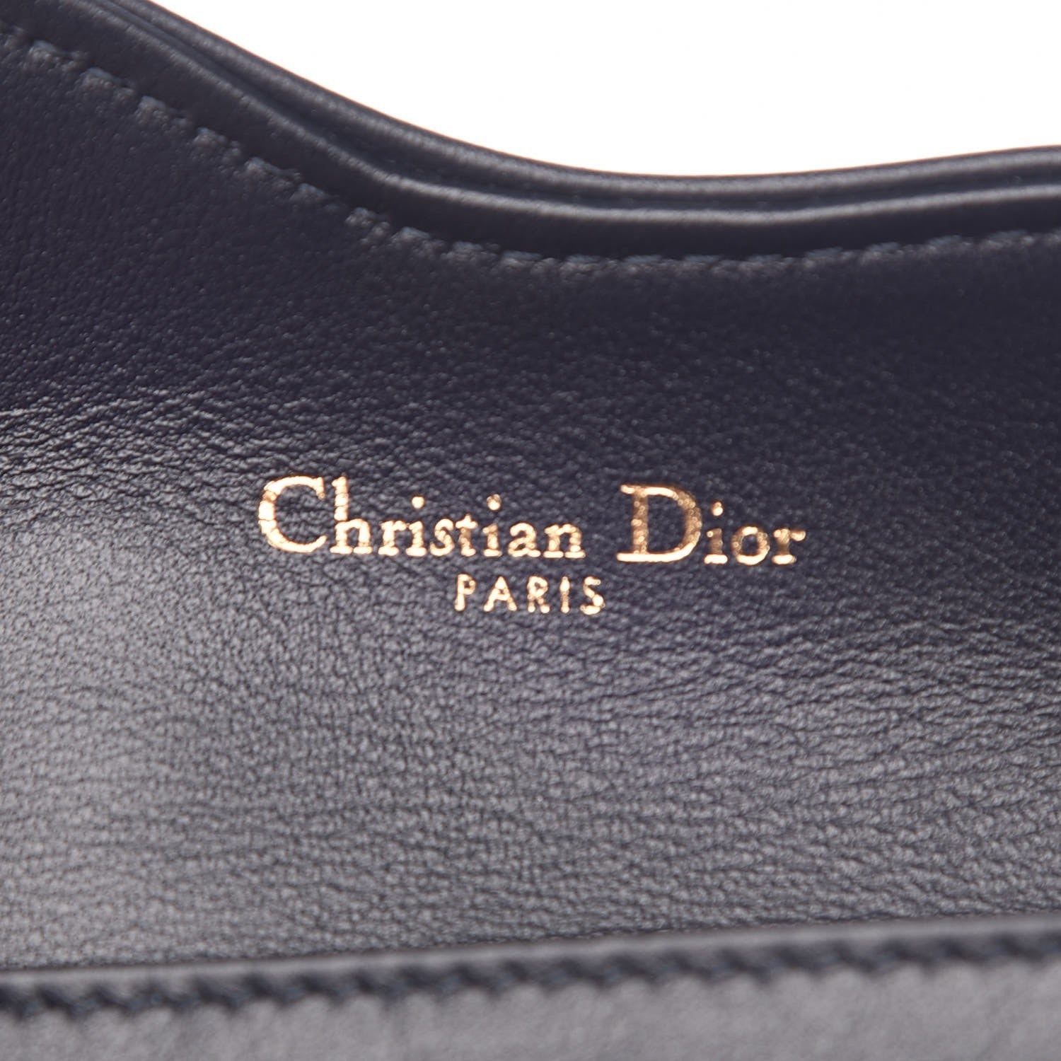 Christian Dior Oblique Saddle Card Holder Blue 6 of 8