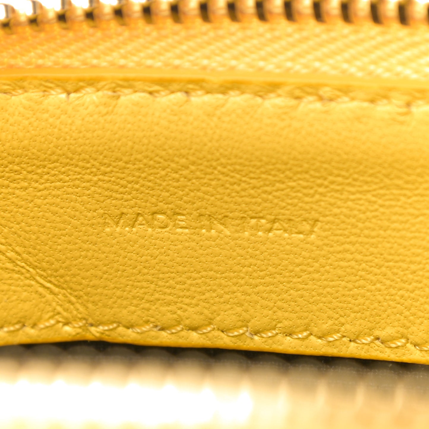 Lambskin Small Trio Crossbody Bag Fluo Yellow