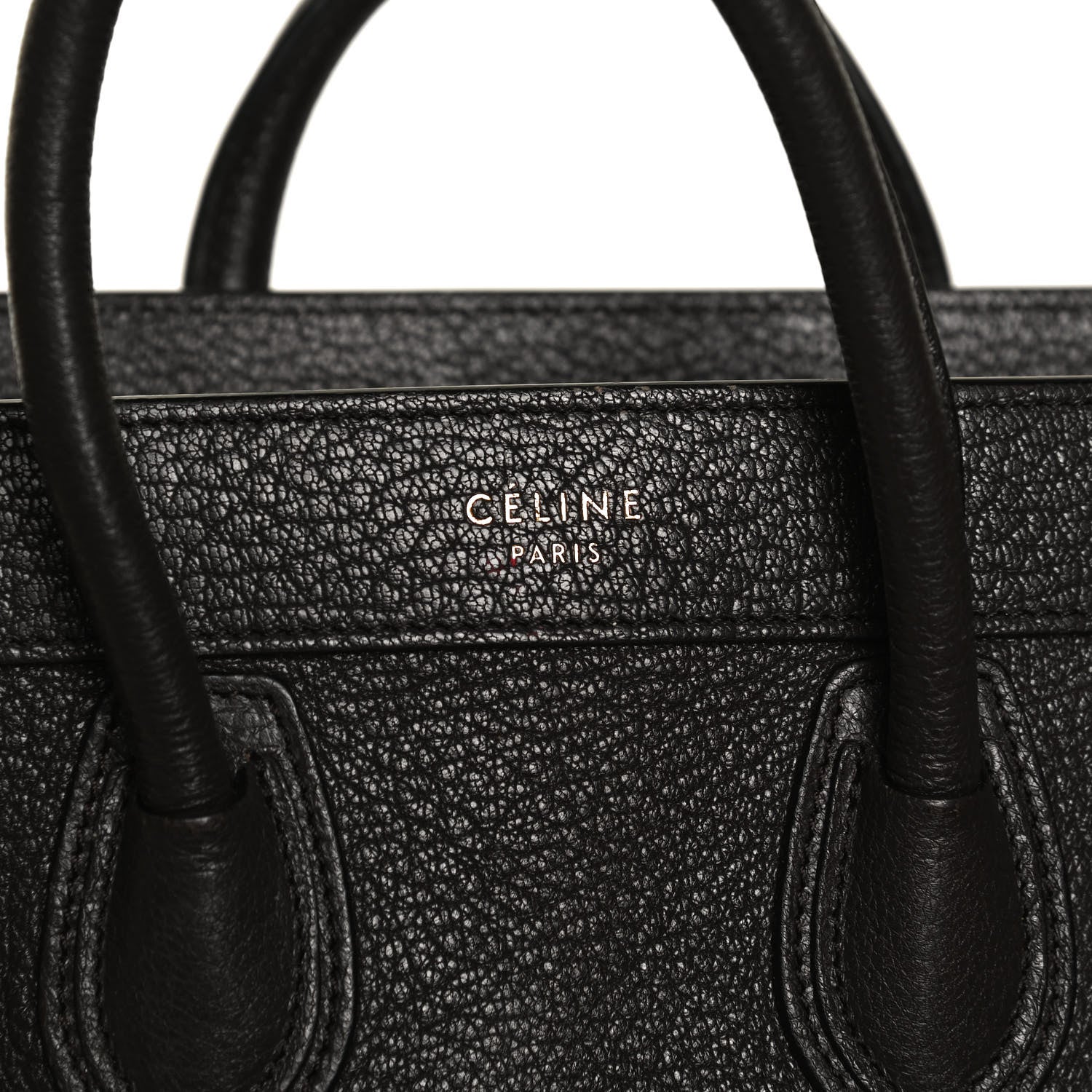 Celine Goatskin Nano Luggage Dark Taupe 13 of 14